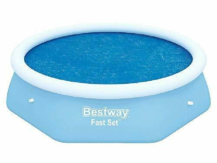 Bestway 58060 Bâche solaire diamètre 210 cm pour piscine hors sol Fast Set rond