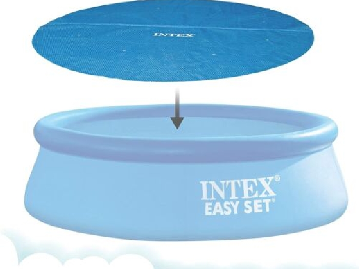 Intex bâche a bulles diam 4,70m Couverture Piscine Protège diam 4,88m Plastique