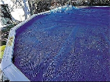 Bache thermique à bulle 180 microns 3.66 metres pour piscine hors sol