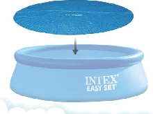 Intex bâche a bulles diam 4,70m Couverture Piscine Protège diam 4,88m Plastique